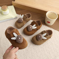 Vancahao little girl's cute cartoon birkenstock shoes  comfortable soft sole korean style girls' single shoes casual shoes