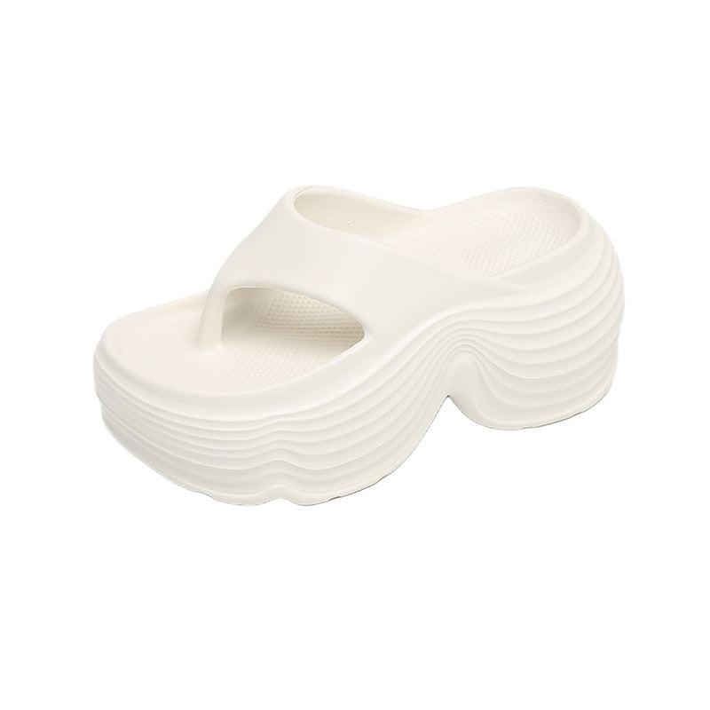 New summer women's platform slides: non-slip, stylish, and trendy. these height-boosting sandals are perfect for beach, outdoor, and everyday wear. a versatile and fashionable choice