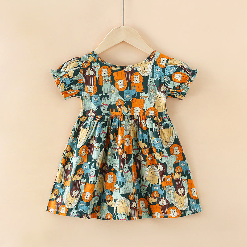 princess dress girls' dress summer korean style baby girl children's clothing wholesale street vendor kids' dress