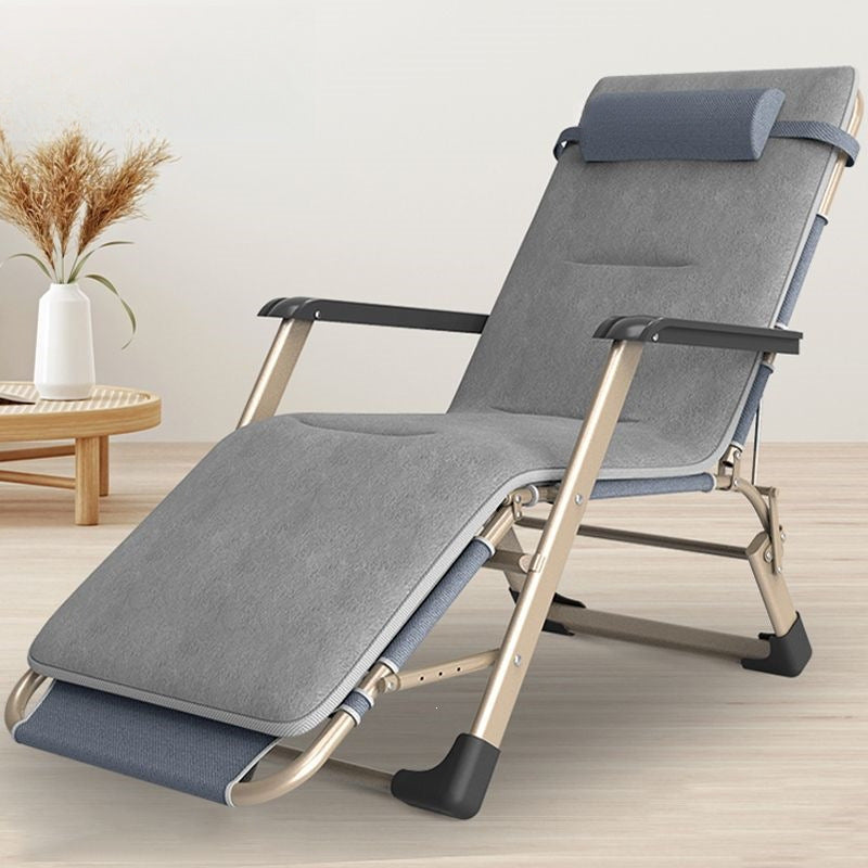 Okiffer recliner nap foldable bed nap office chair casual foldable single bed for home balcony adult