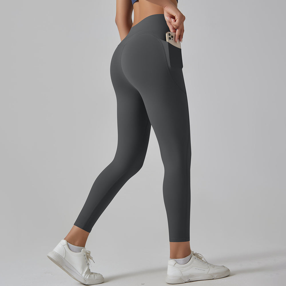High-strength, barely-there feel, tight-fitting pocket yoga pants. seamless, high-waisted, butt-lifting, tummy-control workout leggings. high-stretch, breathable fitness pants