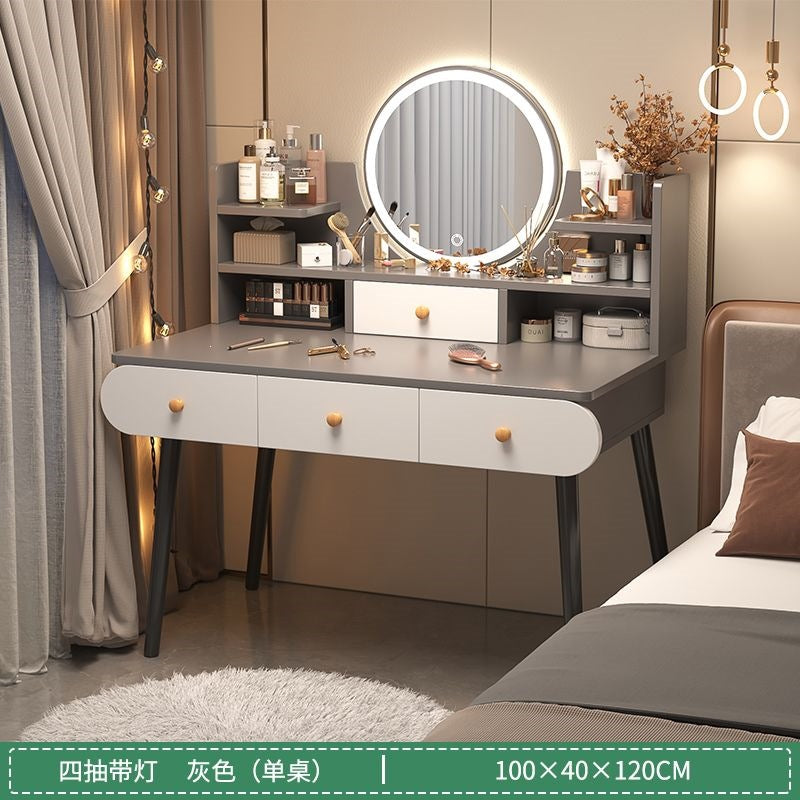 Vanity table bedroom simple modern small makeup cabinet all-in-one small apartment new arrival makeup table makeup table