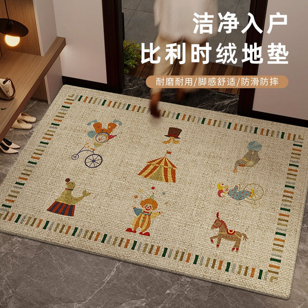 Home entrance floor mat Home entrance door mat Non-slip foot mat Foyer living room foot carpet New light luxury modern