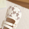 Breathable girls' mesh shoes, new kids' sandals, soft-soled toddler princess shoes, stylish girls' single shoes, sandals for toddlers and young children
