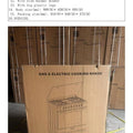 4 four gas two 2 electric oven burner stove stove one-piece upright barbecue fry 900 wide processing print l