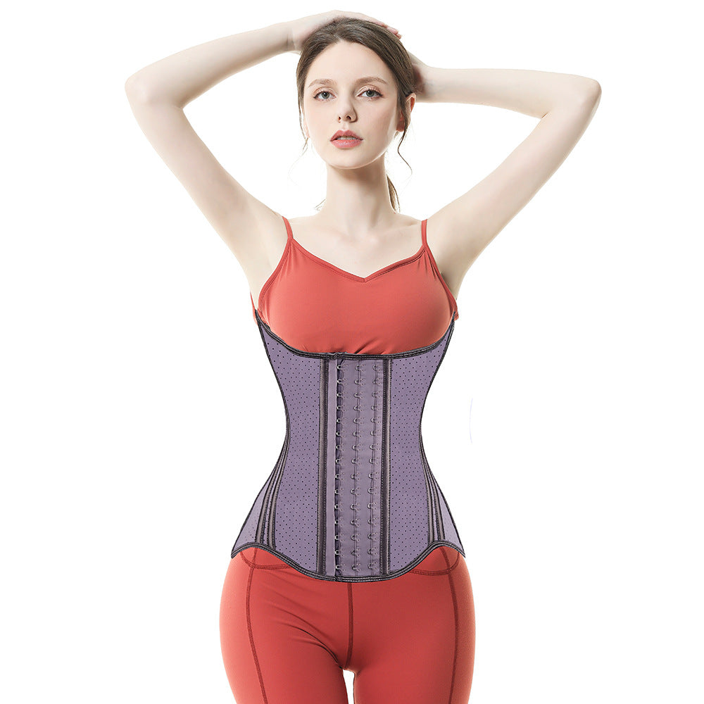 19-bone [carefully selected] latex body shaping belt, sports waist support, fitness waistband, tight abdominal belt for women to slim waist after childbirth