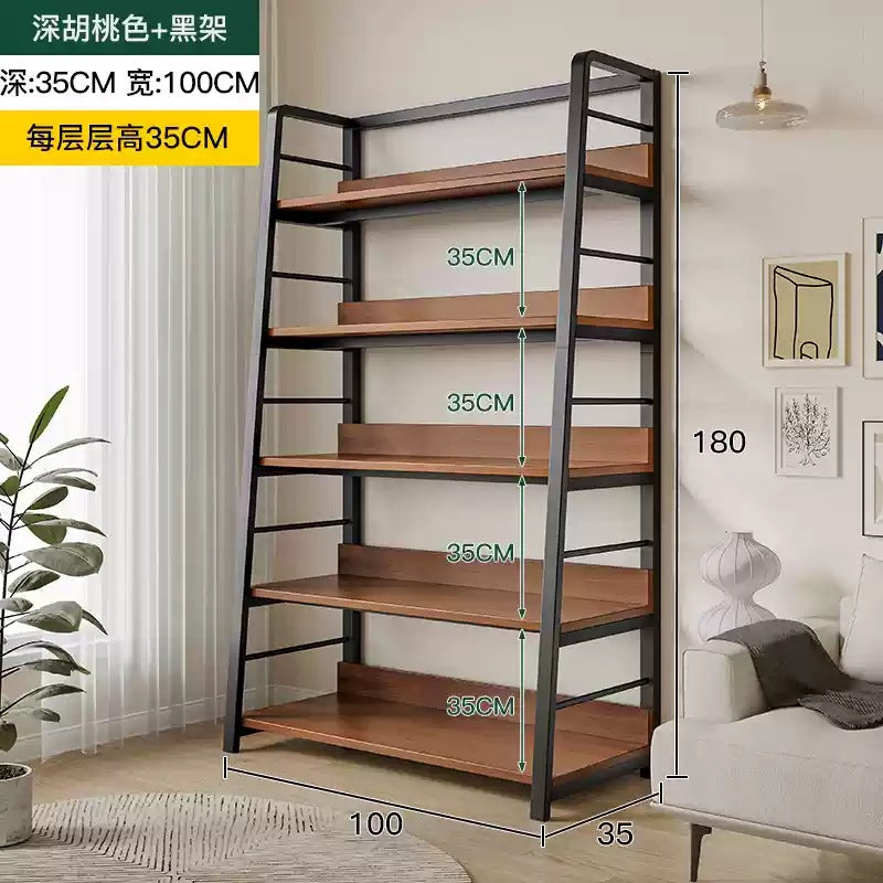 Shelf Multi-layer storage shelf Living room bookshelf Home floor locker Multifunctional shelf Display cabinet Display cabinet