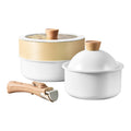Oem personalizedfor homesuit pot casual fresh thickened double bottom soup pot milk pot frying pan combination gift pot