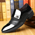 New men's leather shoes: lightweight, casual, durable, business-ready, spring/autumn style, round toe, soft leather, breathable, work & formal dress shoes