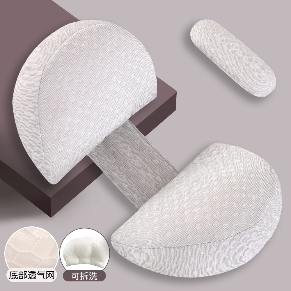 Pregnancy pillow - multi-functional support for side sleepers: u-shaped pillow for back, waist, and belly support - perfect for relaxation and comfort