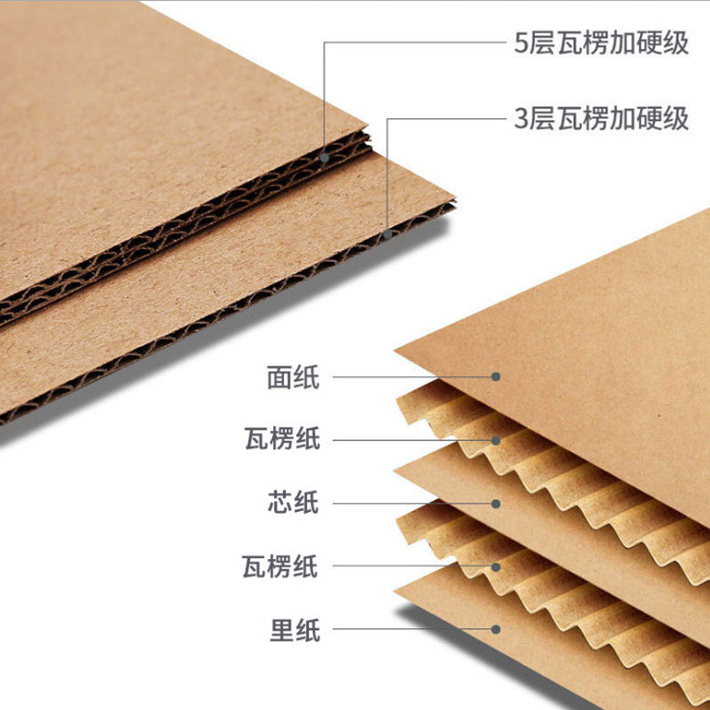 Flip buckle box Small batch custom printing Small electronic product packaging Corrugated box Express box customization
