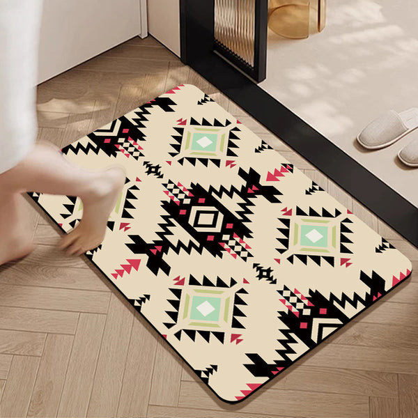 American bathroom cabinet, diatom mud, door absorbent foot pad, quick-drying non-slip floor mat, toilet, bathroom door mat, carpet