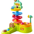 Baby educational fun ejection press shooting track ball spinning fun scoring game ball free stacking toy
