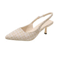 French chic pointed-toe heeled sandals for women - new summer 2024 collection - stiletto heel, slip-on style - wholesale available