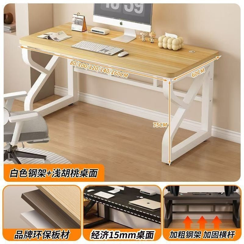 Desk, desktop, home table, gaming desk, bedroom study writing desk, office desk, simple rectangular computer desk