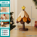 christmas tree solid wood insulation mat, a tree coaster, dining table decoration, creative oven mitts pad, high temperature resistant pot and bowl pad