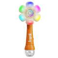 Hot-selling sunflower bubble machine - fully automatic handheld rechargeable bubble gun toy - bubble wand - wholesale for street vendors