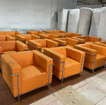 genuine leather sofa 4s store lc3 le corbusier office sofa designer furniture genuine leather office sofa chair