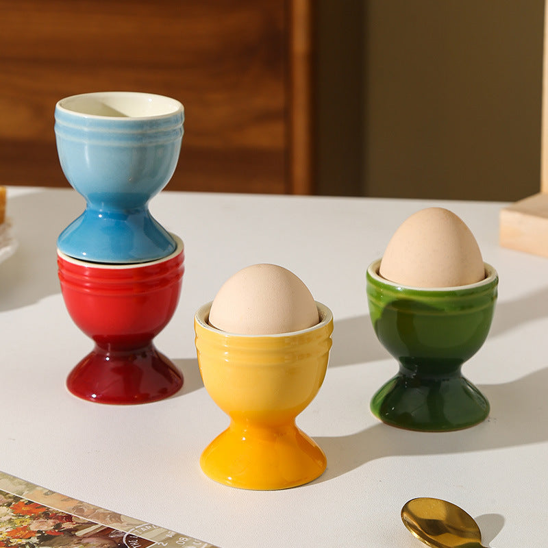 Easter egg cup egg holder cup table ceramic breakfast egg cup creative stylish ceramic egg cup egg holder