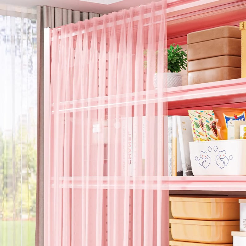 Floor stand, shoe rack accessories, dust-proof curtain, gauze curtain, for home shelf, wardrobe, punch-free simple dust-proof cover