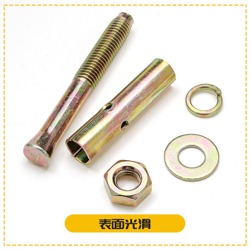 Carbon Steel Galvanized Expansion Screw Iron Pull Explosion Screw Color Zinc External Expansion Bolt Stainless Steel Expansion Wholesale M6/M8
