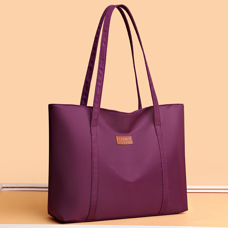 New women's tote bag - large capacity oxford cloth, minimalist & stylish handbag, shoulder bag, mom bag - dropshipping available