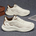 Men's sneakers: 2026 spring collection - leather, waterproof, ultra-lightweight, shock-absorbing, soft sole, casual running shoes, trendy footwear