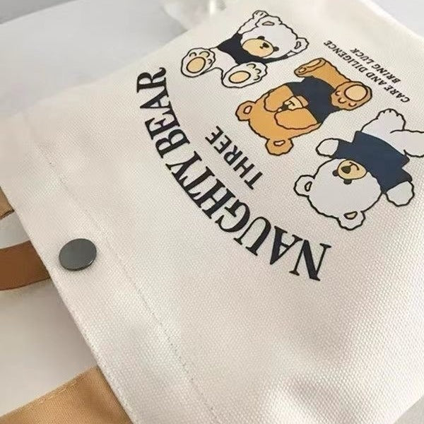 Canvas bag Versatile female student lunch box bag Simple tote bag Small tote bag Office worker rice bag Bento bag Small bag