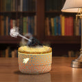 2025 new turret-style colorful crackle diffuser - home desktop humidifier & essential oil aromatherapy diffuser