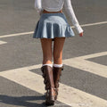 Amazon, tiktok, pinduoduo, cross-border e-commerce, european and american women's denim midi skirts
