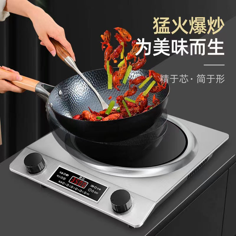 Induction cooker for home multi-function high-power concave battery stove concave electric ceramic stove cooking stove suit gift cross-border
