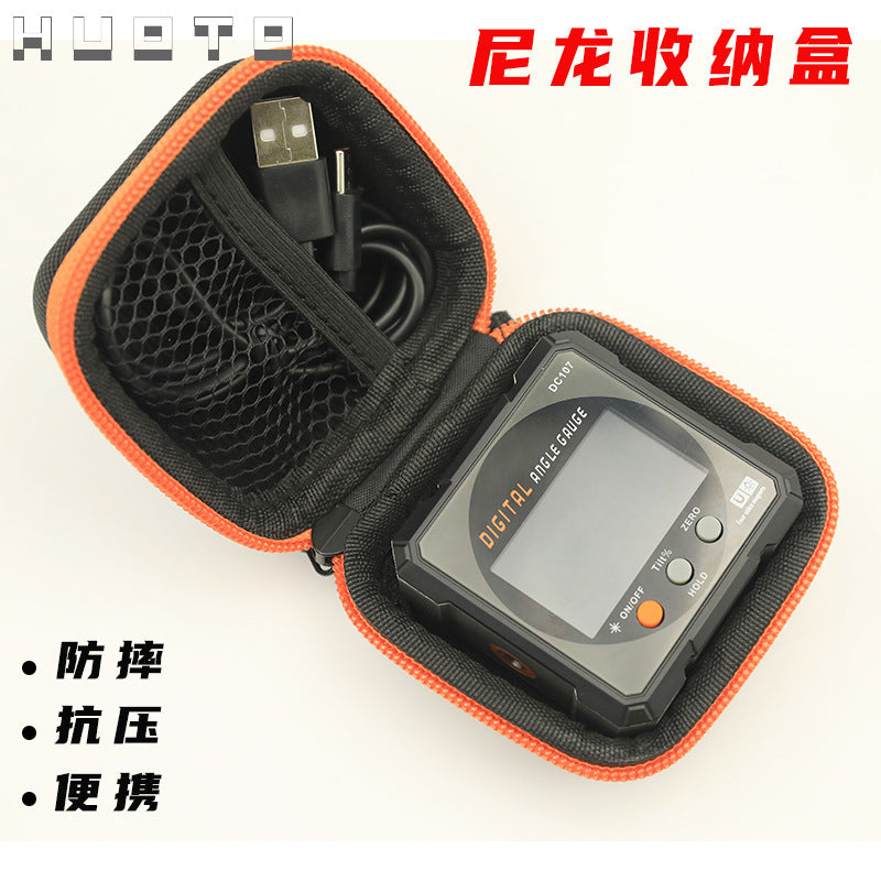 Special storage box for digital display tilt box Nylon storage box Anti-drop and pressure storage box Inclinometer set
