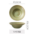 Fruit green - 7.9inch straw hat bowl
