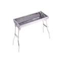 Zibo bbq outdoor portable stainless steel bbq grill charcoal grill multifunctional barbecue skewers grill rack