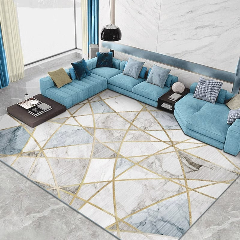 Carpet living room scandinavianins style simple modern bedroom room sofa coffee table floor mat large area full floor for home