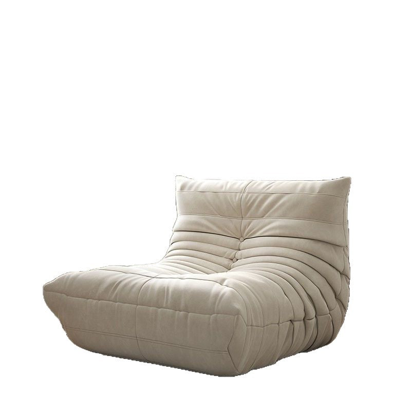 Caterpillar lazy sofa new arrival can lie down and sleep bedroom balcony tatami popular single sofa ins style leather