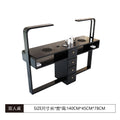 Manufacturer's new arrival porcelain-free manicure table with marble tabletop, dust-proof with vacuum cleaner socket, manicure table and chair set