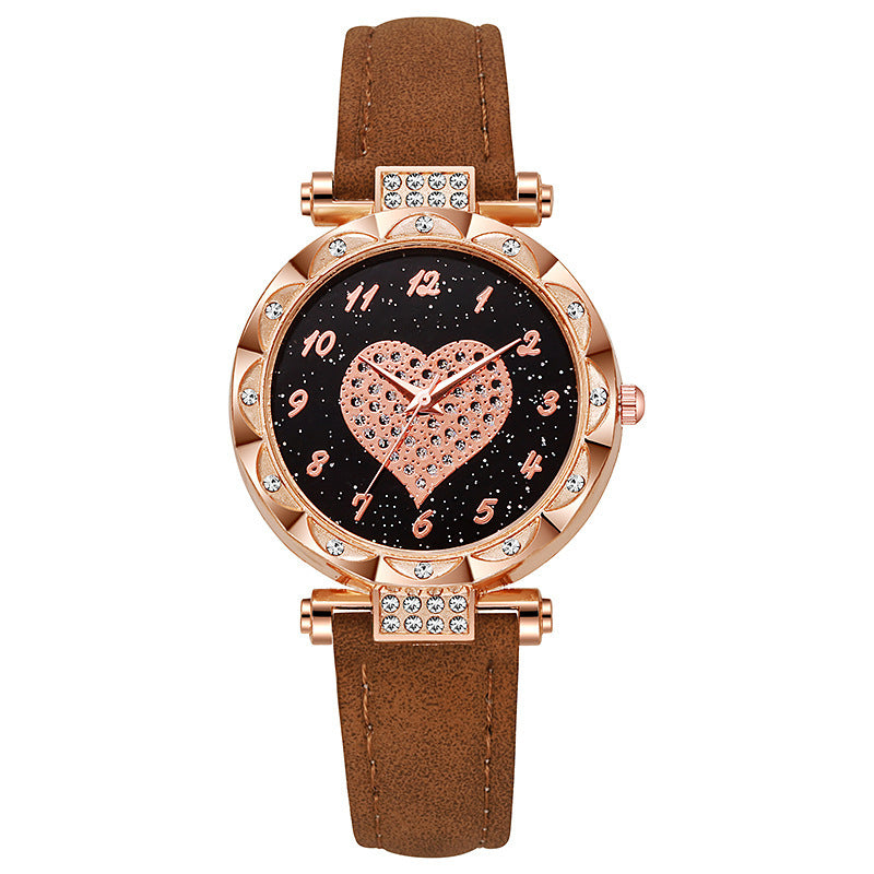 xiyin duoduo love full diamond casual fashion electronic watch women's quartz student watch women's manufacturer wholesale watch