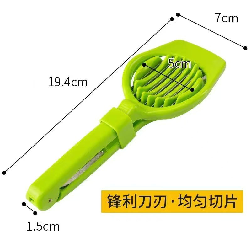 multifunctional red date slicer, strawberry and hawthorn fruit and egg cutting tool, date core removal tool