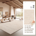 Carpet living room solid wood wabi-sabi style light luxury high-end no-wash and wipeable sofa cushion bedroom large area full bed blanket