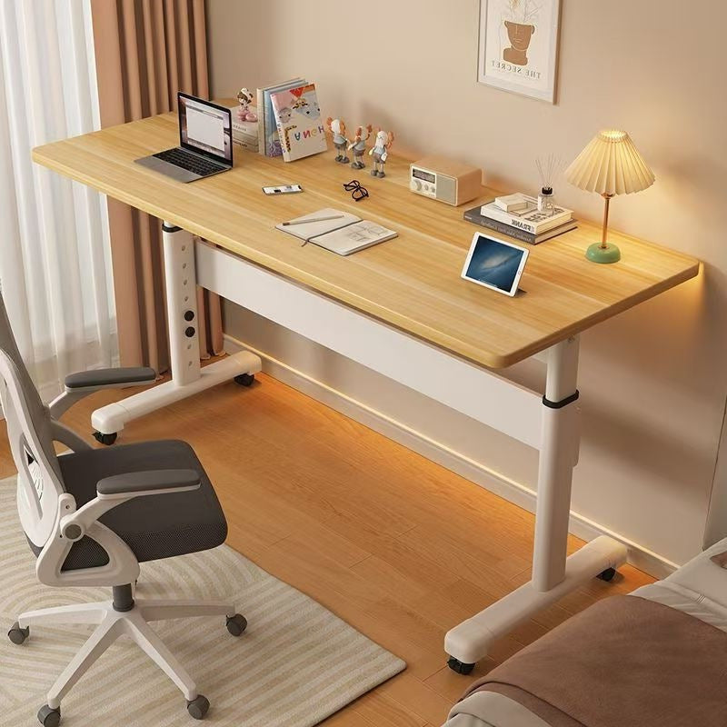 Adjustable height desk for home, student writing, and learning - compact desktop computer desk for small spaces, kids' height-adjustable study table, gaming desk