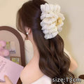 Cloud bubble clip extra large bows hair clip for women 2025 hair clip classy back of head shark clip