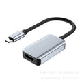 type-c to hdmi high-definition extension cable, 4k 60hz, compatible with apple, huawei, ipad, and computer adapters