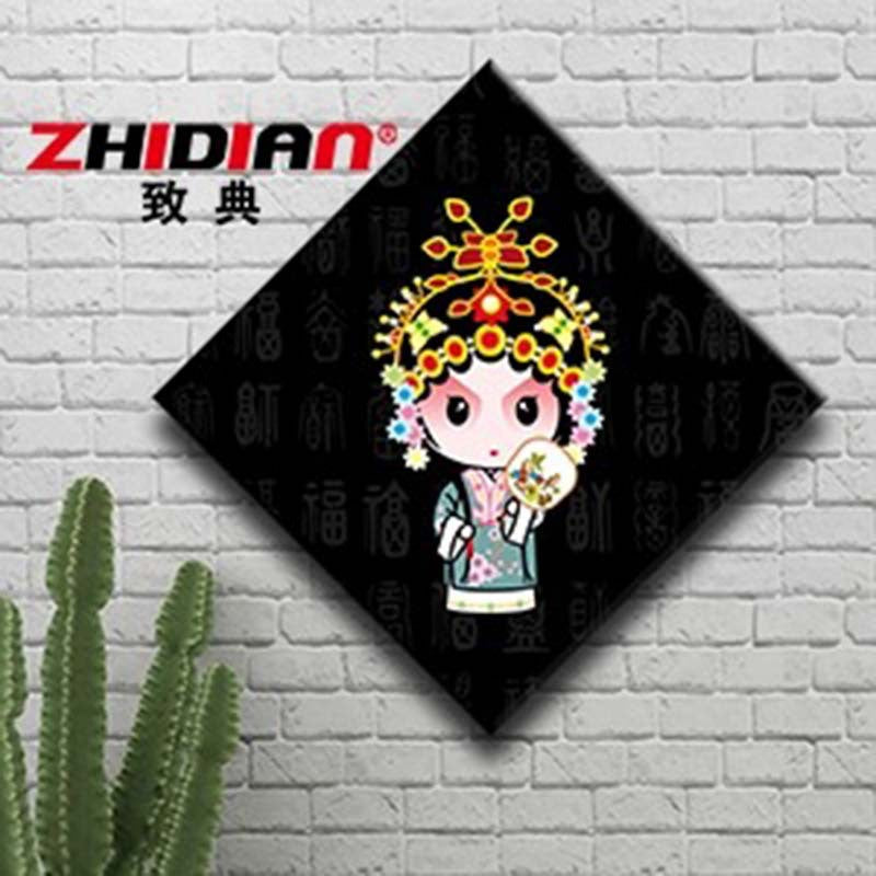 Hotel wall decoration paintings Peking Opera character murals Restaurant noodle shop wall creative catering Hot pot shop box hanging paintings