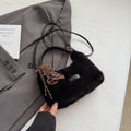hot-selling korean stylestuffed bag for women 2025fall and winterniche style super popular shoulder bageasiest for match atmosphere handbag