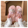 Little fairy cartoon cute shirley rose flip flops women's summer outwear 2025new arrivalsummerthick sole flip flops