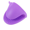 Heat-resistant oven mitts, kitchen utensil clips, silicone non-slip baking oven microwave plate grippers, 43g