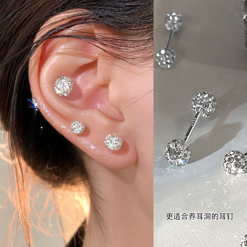 925 silver needle pearl zircon earrings for women classysenseniche style cold style forest style earrings wholesale