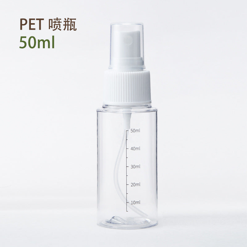 Keqi pet press bottle empty bottle travel refill bottle travel set bottle lotion bottle outdoor liquid bottle skin care hot sale