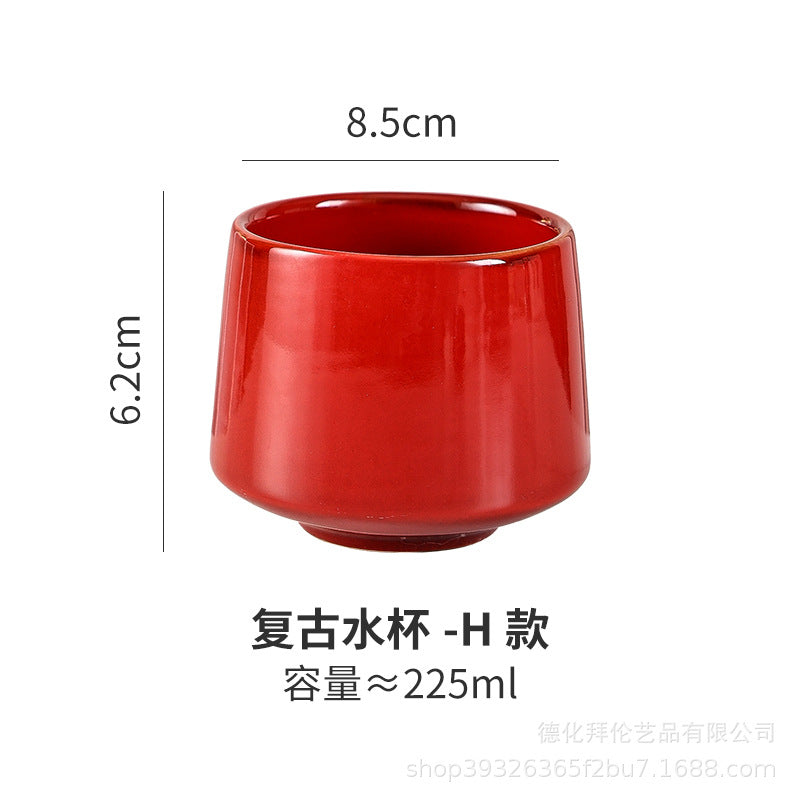 Japanese kiln matcha cup creative large for home tea cup office coffee cup stylish ceramic cup